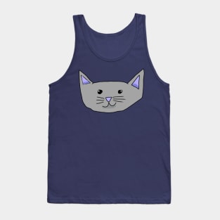 Dark Grey Cat Tank Top